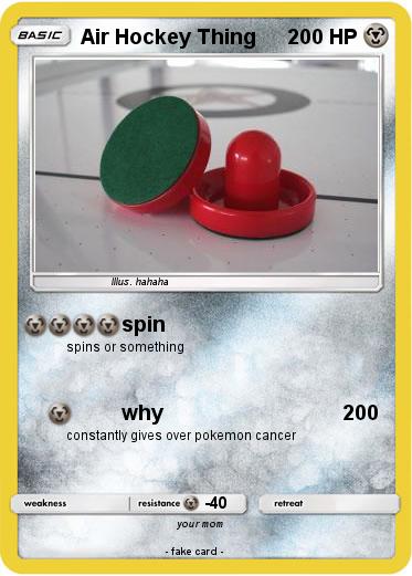 Pokemon Air Hockey Thing