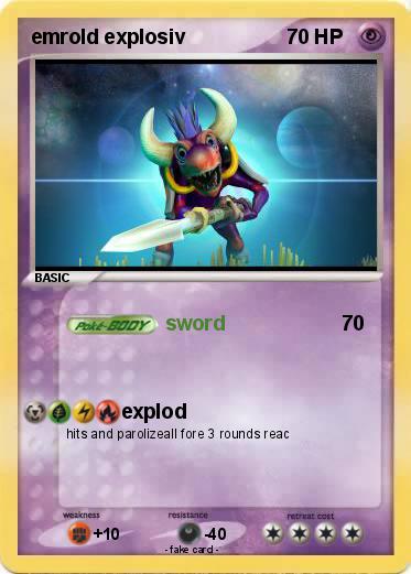 Pokemon emrold explosiv
