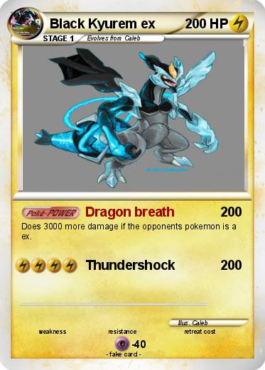 Pokemon Black Kyurem ex