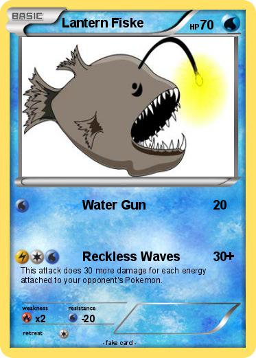 Pokemon Lantern Fiske