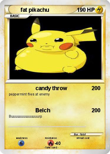 Pokemon fat pikachu