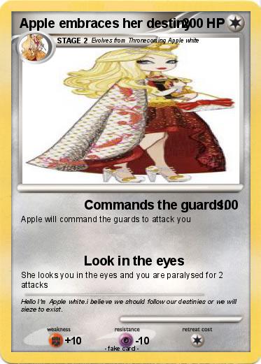 Pokemon Apple embraces her destiny