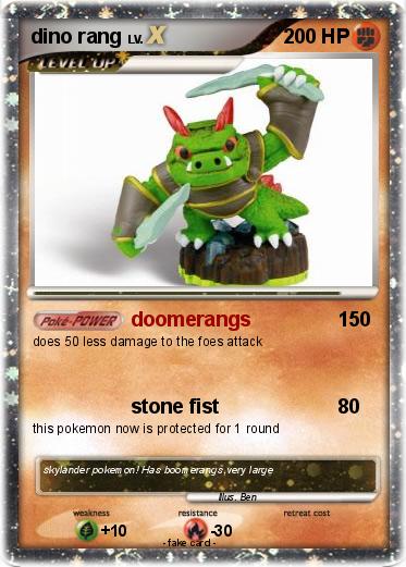 Pokemon dino rang