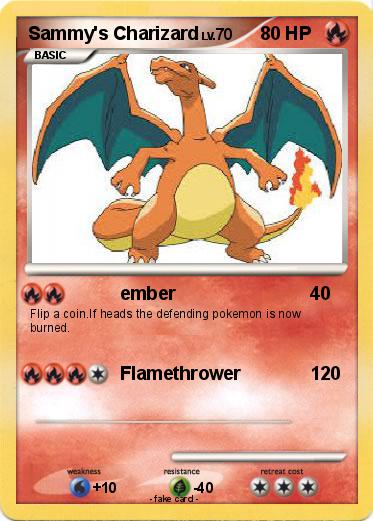 Pokemon Sammy's Charizard