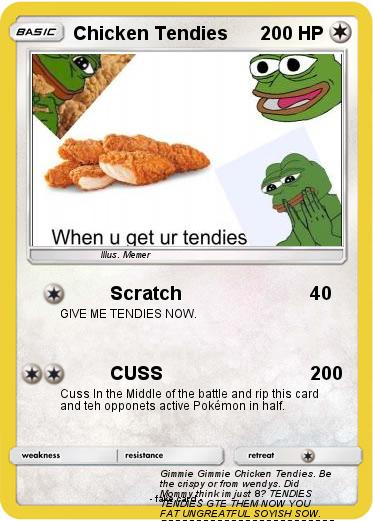 Pokemon Chicken Tendies