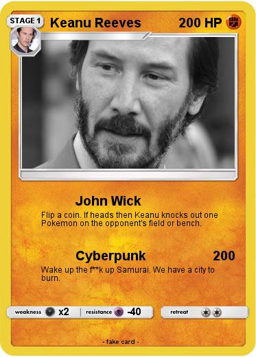 Pokemon Keanu Reeves