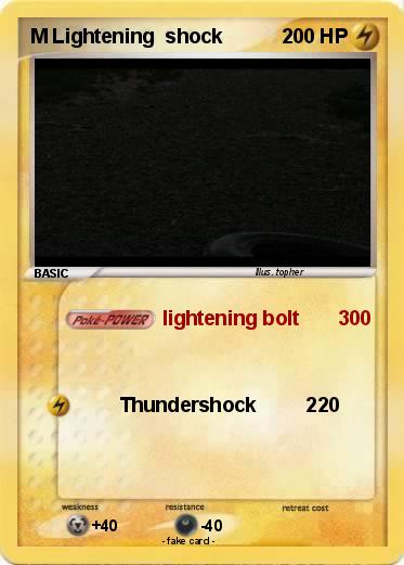 Pokemon M Lightening  shock