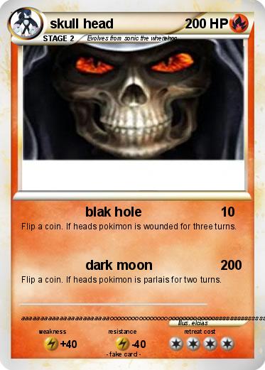 Pokemon skull head