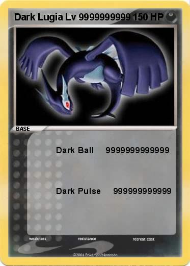 Pokemon Dark Lugia Lv 9999999999                 