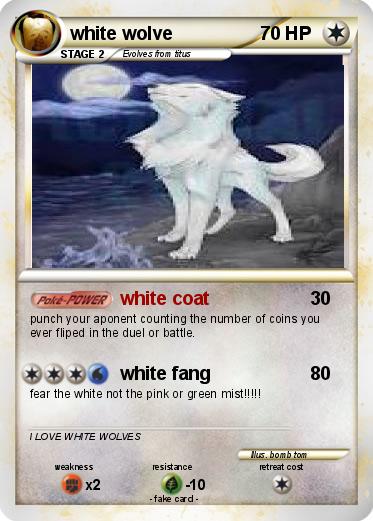 Pokemon white wolve