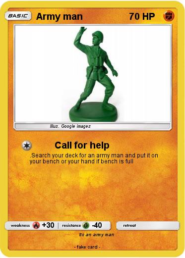 Pokemon Army man
