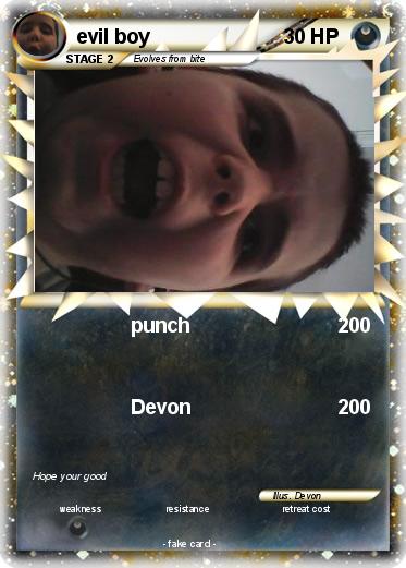 Pokemon evil boy