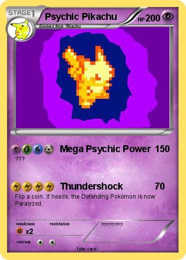 Pokemon Psychic Pikachu