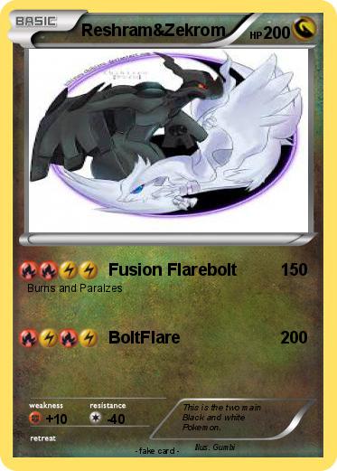 Pokemon Reshram&Zekrom