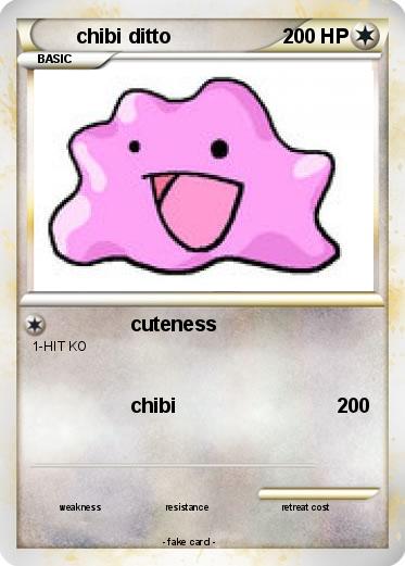 Pokemon chibi ditto