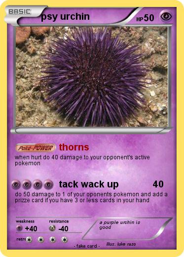Pokemon psy urchin