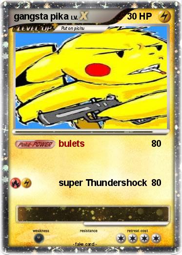 Pokemon gangsta pika