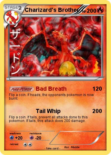 Pokemon Charizard's Brother
