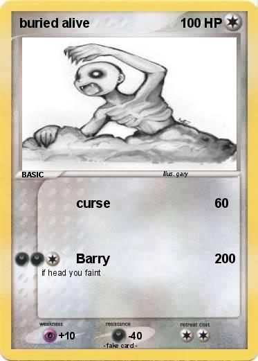 Pokemon buried alive