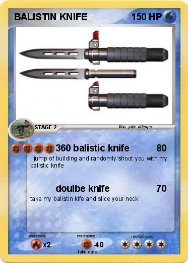 Pokemon BALISTIN KNIFE