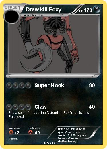 Pokemon Draw kill Foxy