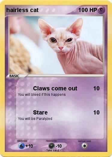 Pokemon hairless cat