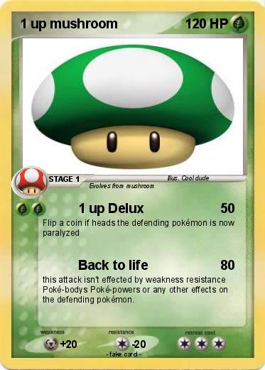 Pokemon 1 up mushroom