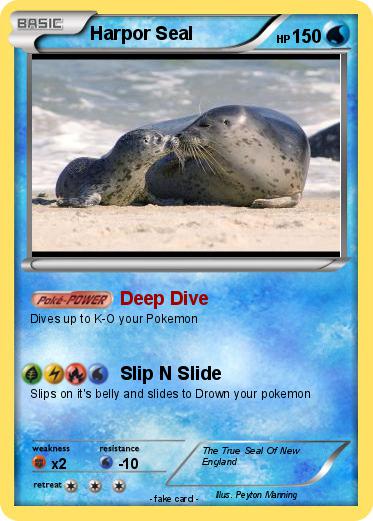 Pokemon Harpor Seal