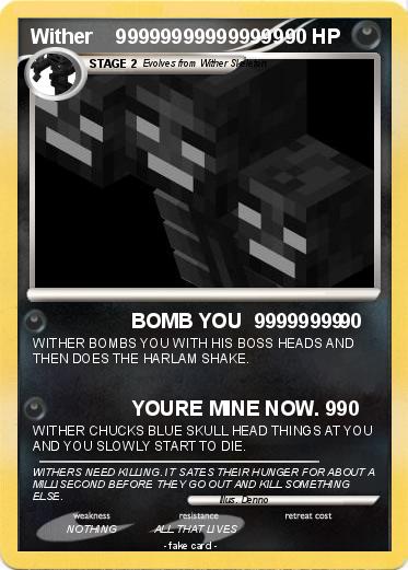 Pokemon Wither    999999999999999