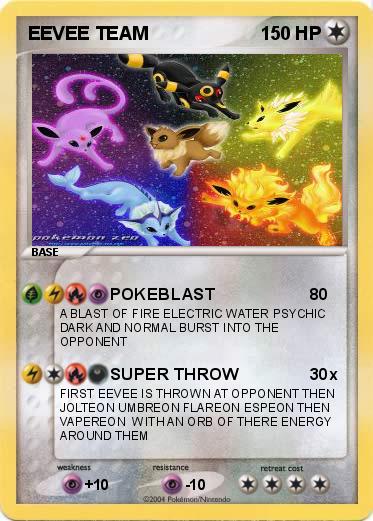 Pokemon EEVEE TEAM Pokemon EEVEE TEAM