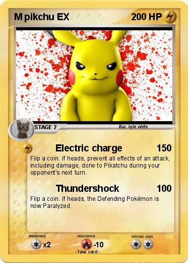 Pokemon M pikchu EX