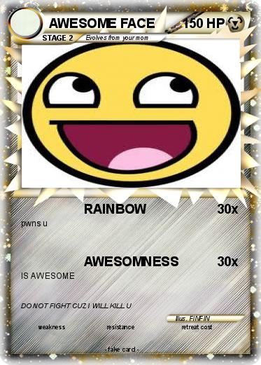 Pokemon AWESOME FACE