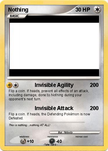 Pokemon Nothing