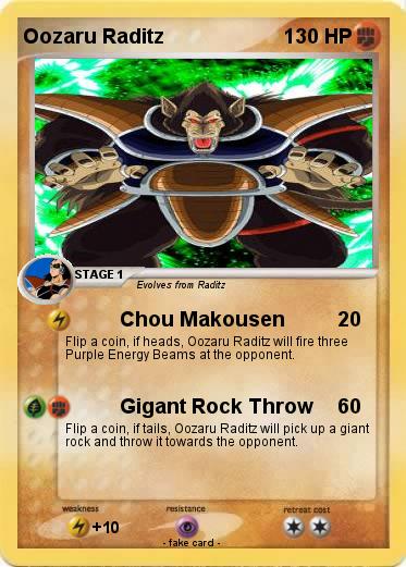 Pokemon Oozaru Raditz