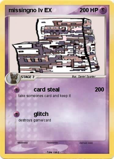 Pokemon missingno lv EX