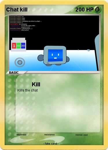 Pokemon Chat kill