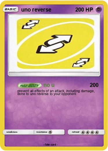 Pokemon uno reverse