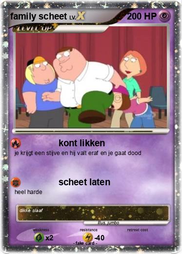 Pokemon family scheet