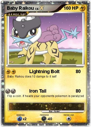 Pokemon Baby Raikou