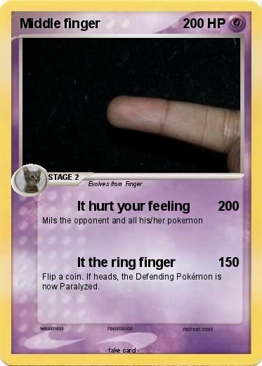 Pokemon Middle finger