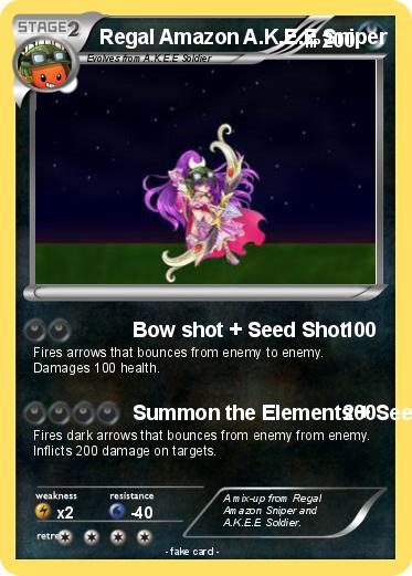 Pokemon Regal Amazon A.K.E.E Sniper