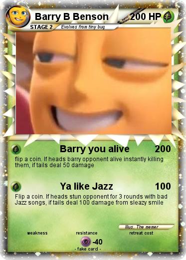 Pokemon Barry B Benson