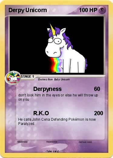 Pokemon Derpy Unicorn