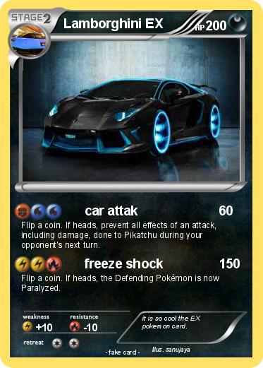 Pokemon Lamborghini EX