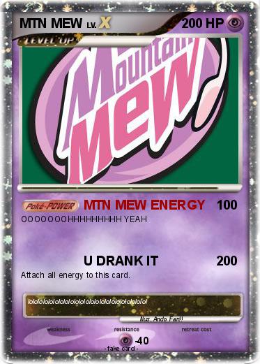 Pokemon MTN MEW