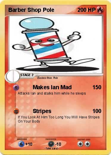 Pokemon Barber Shop Pole