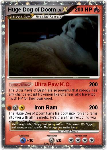 Pokemon Huge Dog of Doom