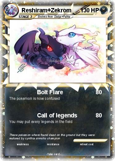 Pokemon Reshiram+Zekrom