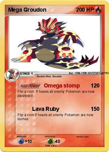 Pokemon Mega Groudon