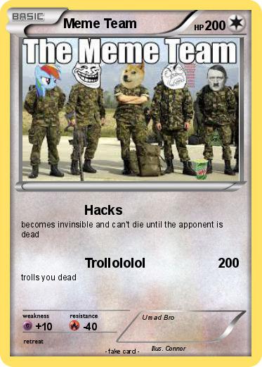 Pokemon Meme Team
